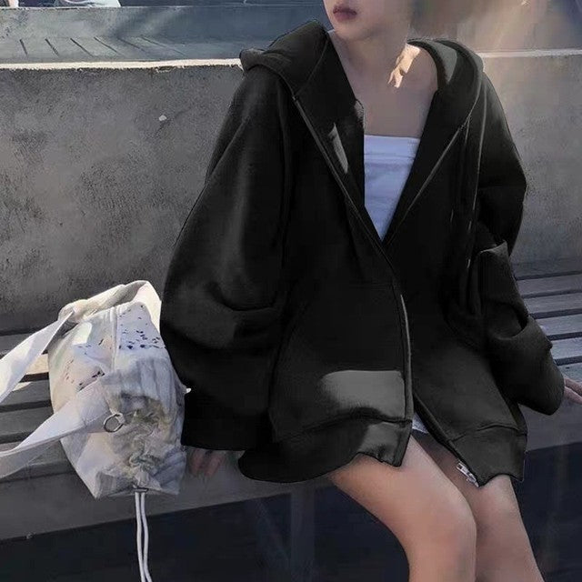 Hoodie Dames | Oversized met Rits &amp; Capuchon