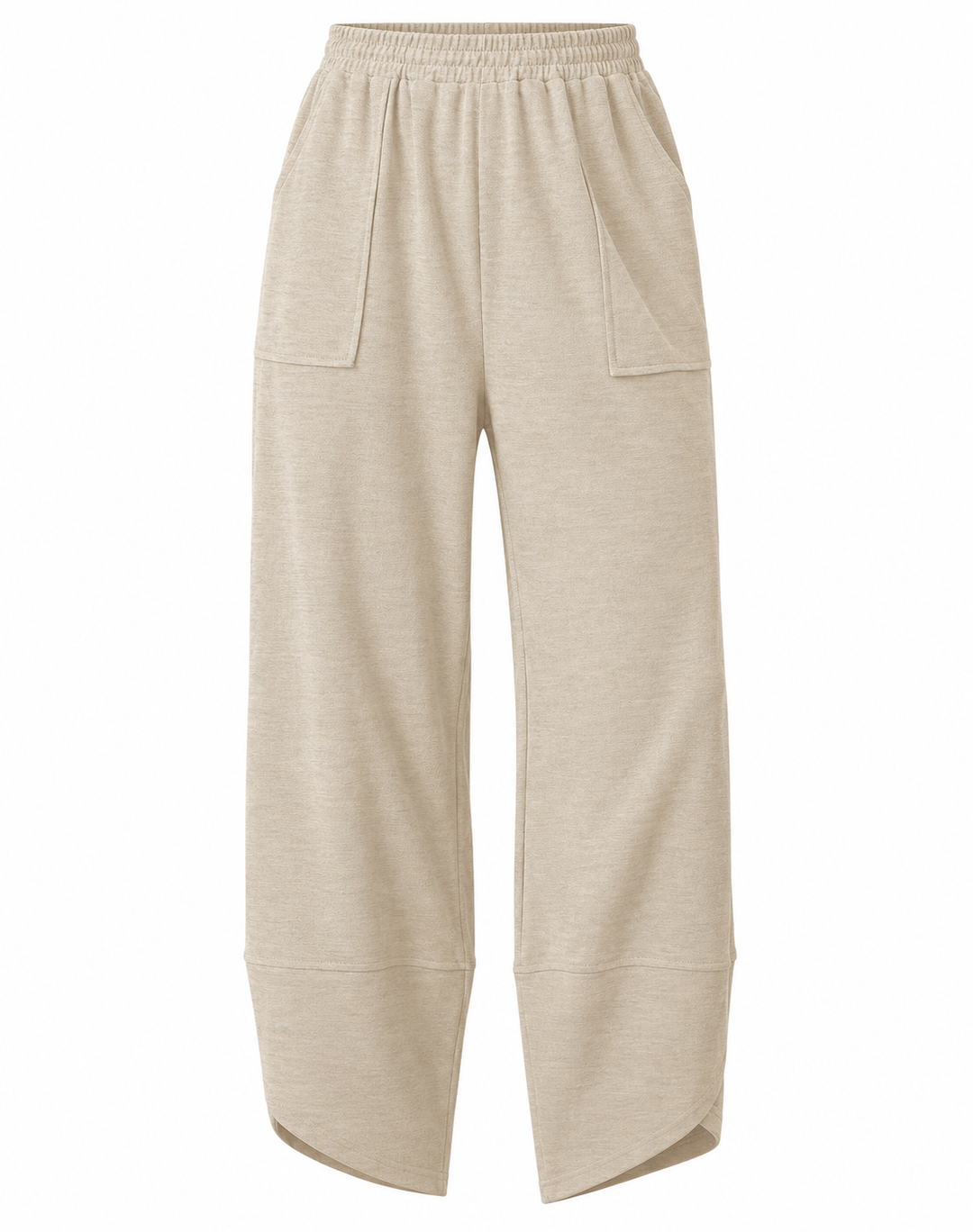 Eve - Relaxed Linen Pants with Lace Trim Fit Casual Summer Wear Cotton Breathable