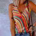 Penelope - Striped Knit Tank Top