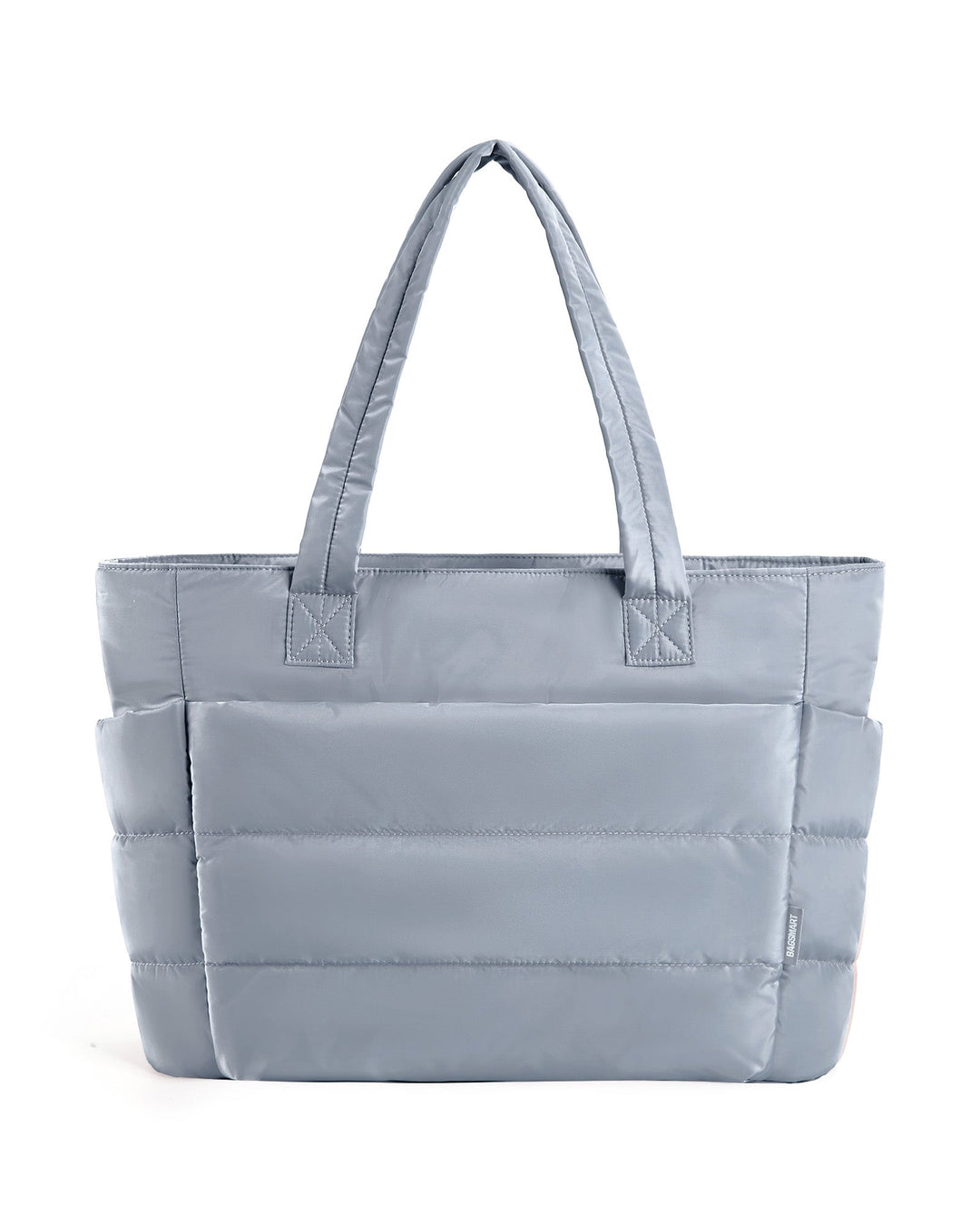 grijze cloud tote schoudertas met ritssluiting