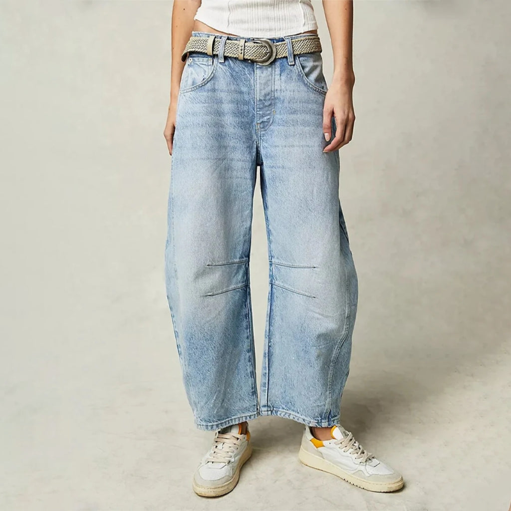 Comfortabele Wijde Broek Voor Dames Met Relaxte Pasvorm — afbeelding 8