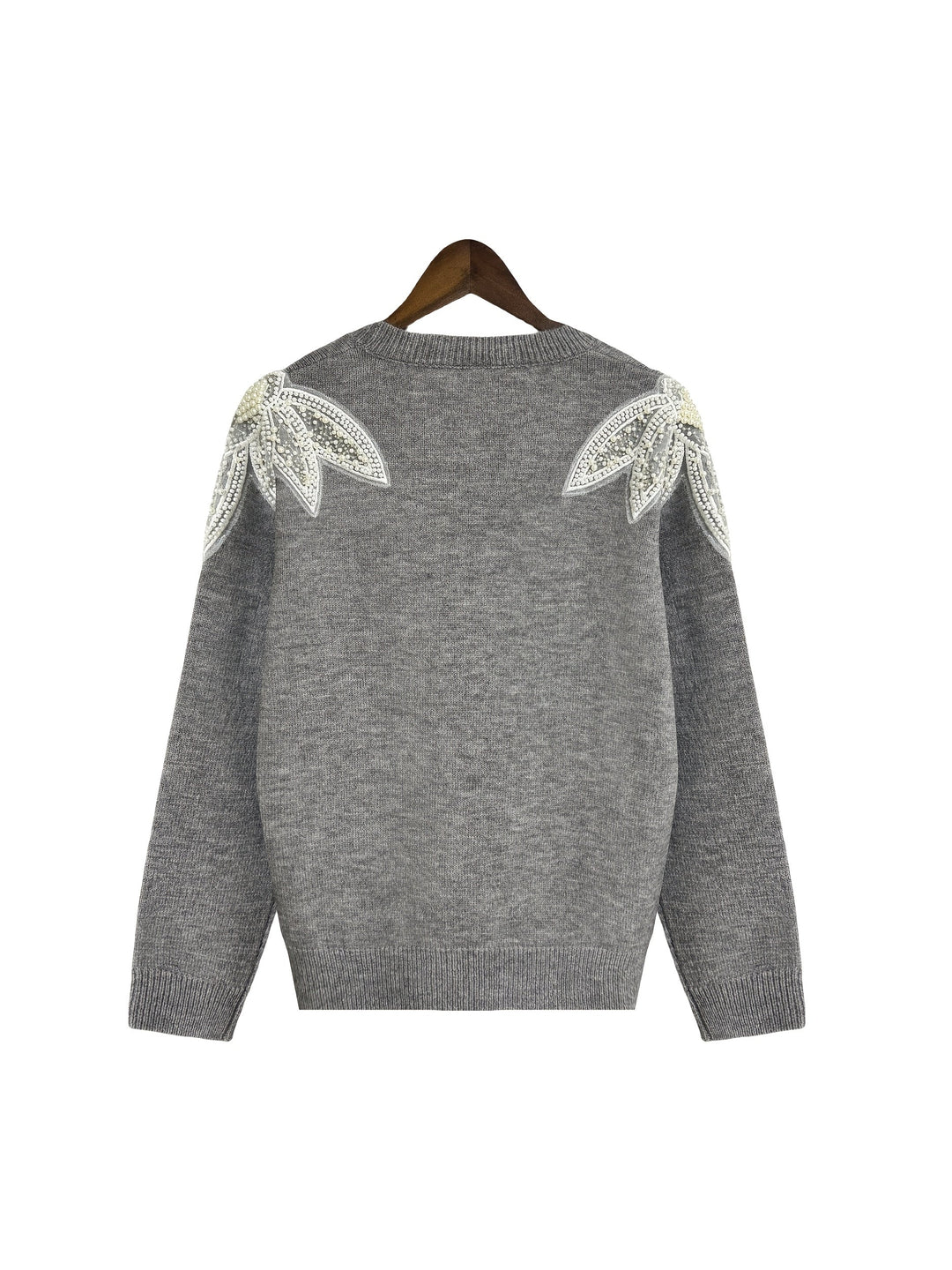 Trui Dames | Kralen Schouderdetail &amp; Comfortabele Pasvorm