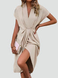 Uma - Relaxed Wrap Midi Dress