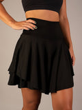Violet - A-Line Skirt with Built-In Shorts