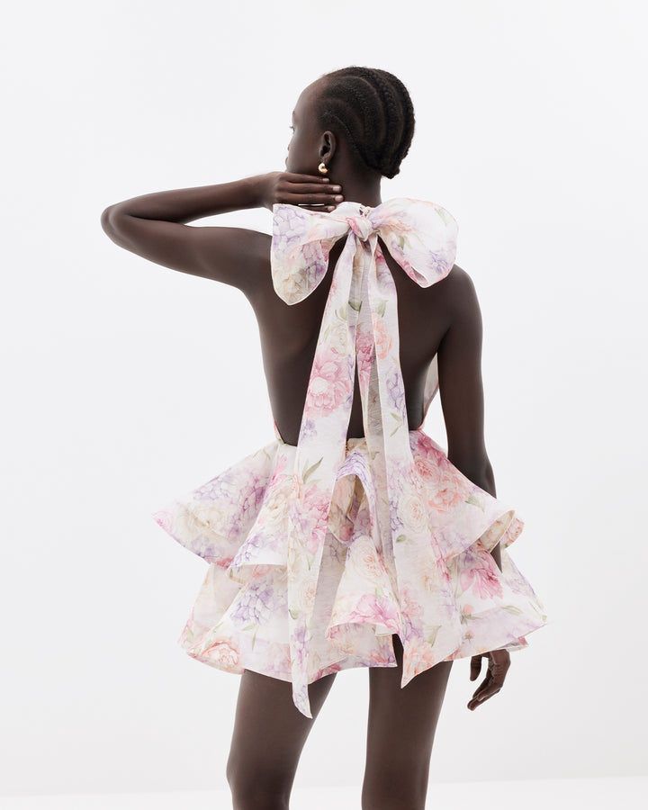 Halter Backless Mini Dress