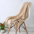 Women's Long Soft Cashmere Blend Scarf with Fringed Ends and Wide Drape