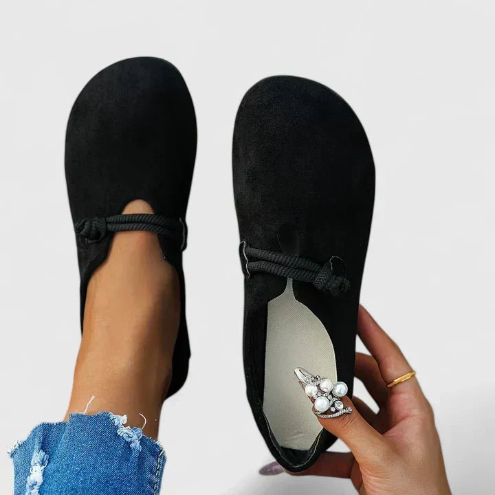 Women's Orthopedic Loafers with Cushioned Sole and Rope Strap