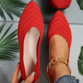 Zoe - Breathable Knit Ballet Flats for Women with Pointed Toe